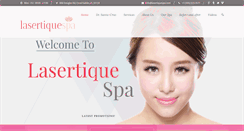 Desktop Screenshot of lasertiquespa.com