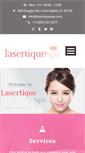 Mobile Screenshot of lasertiquespa.com